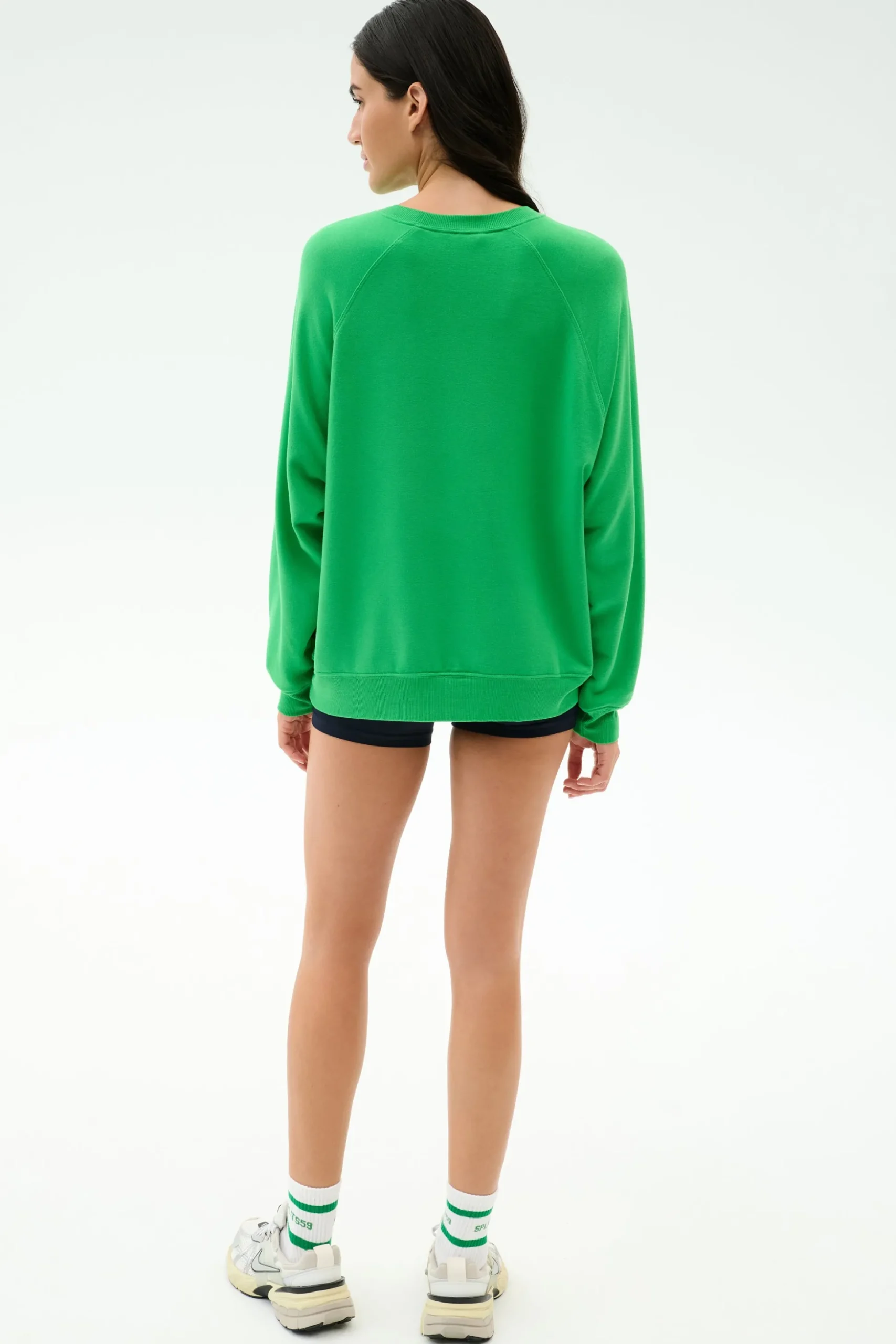 Andie Oversized Fleece Varsity Graphic Sweatshirt