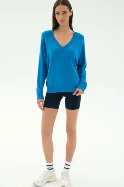 Bennie Fleece V Neck Sweatshirt
