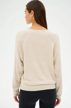 Bennie Fleece V Neck Sweatshirt