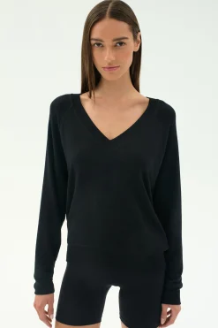 Bennie Fleece V Neck Sweatshirt