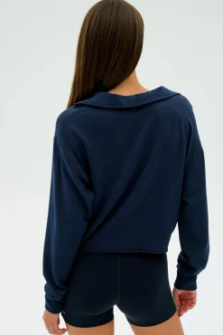 Joan Fleece Polo Sweatshirt