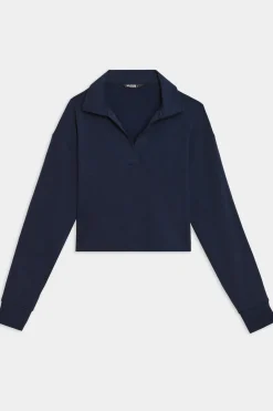 Joan Fleece Polo Sweatshirt