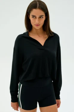 Joan Fleece Polo Sweatshirt