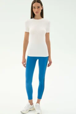 Louise Rib Short Sleeve