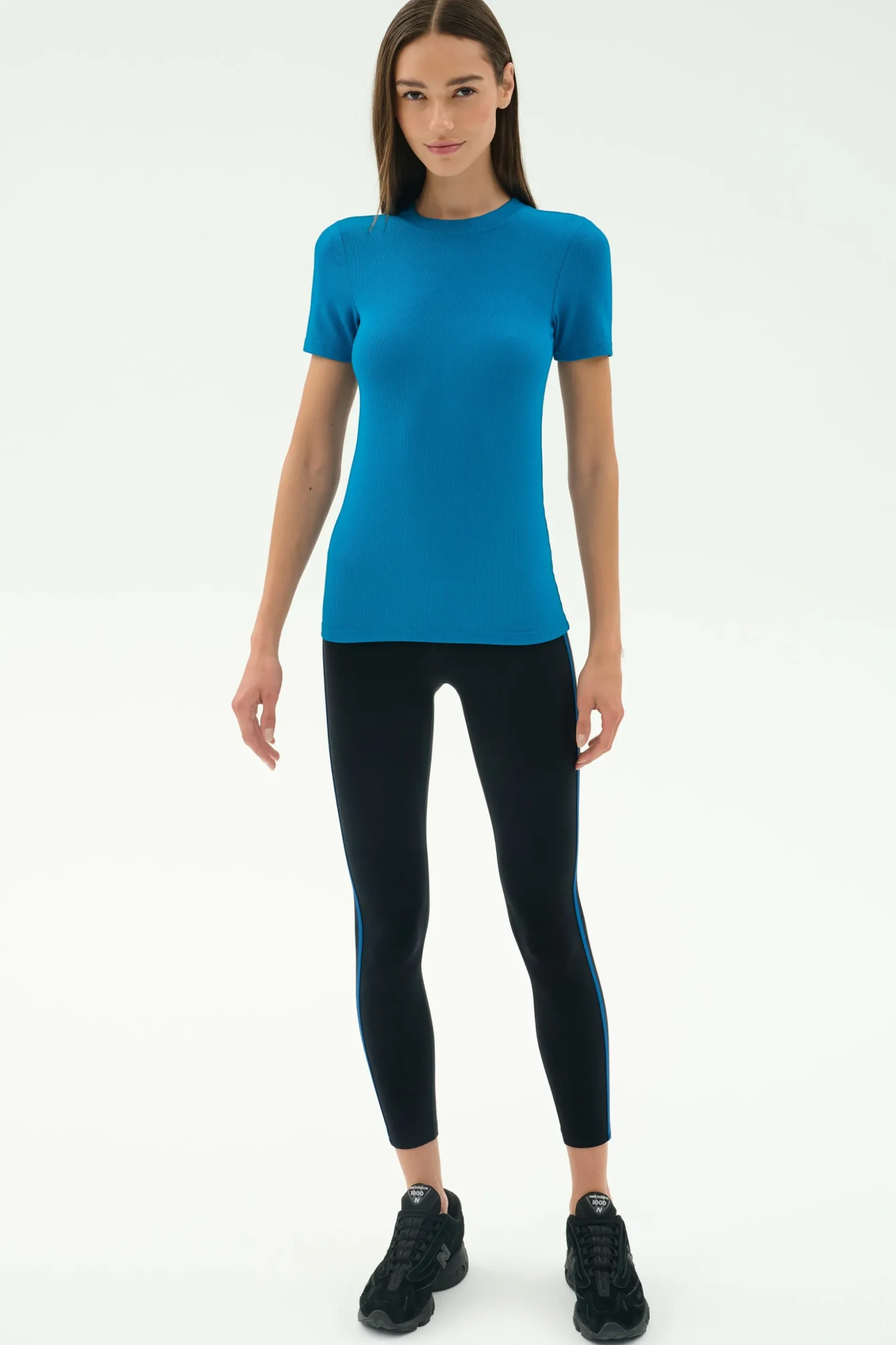 Louise Rib Short Sleeve