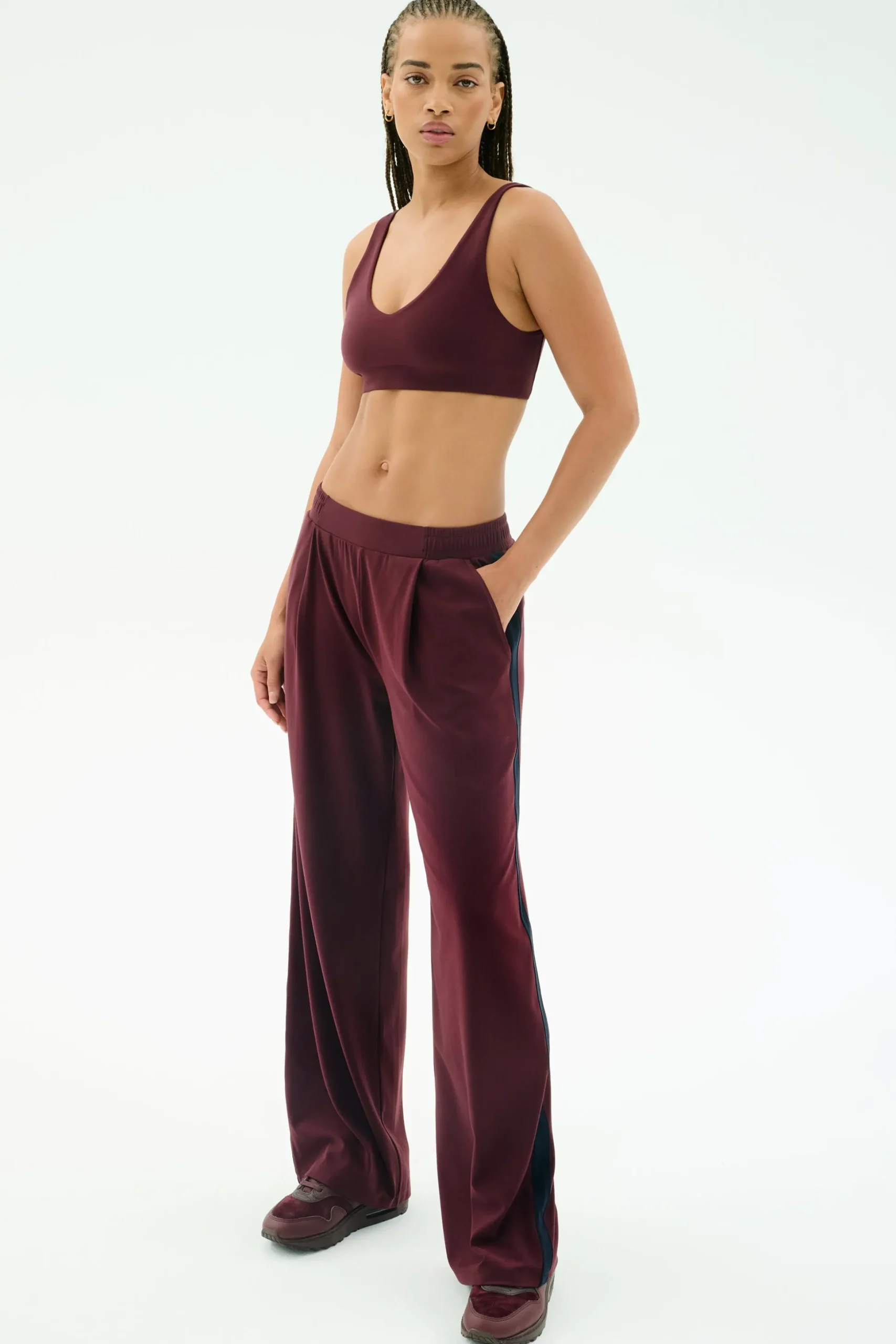 Luca Airweight Trouser with Stripe