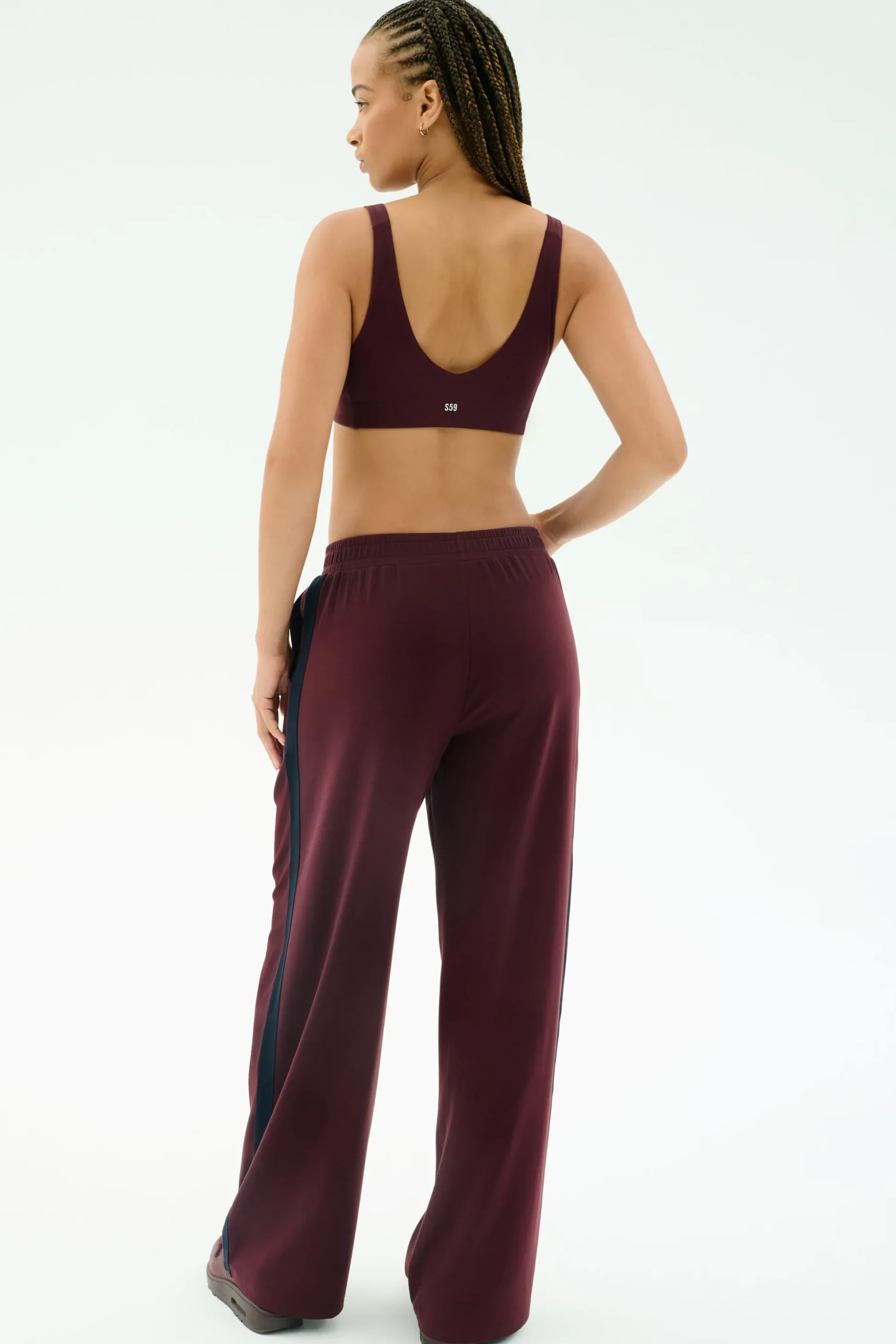 Luca Airweight Trouser with Stripe