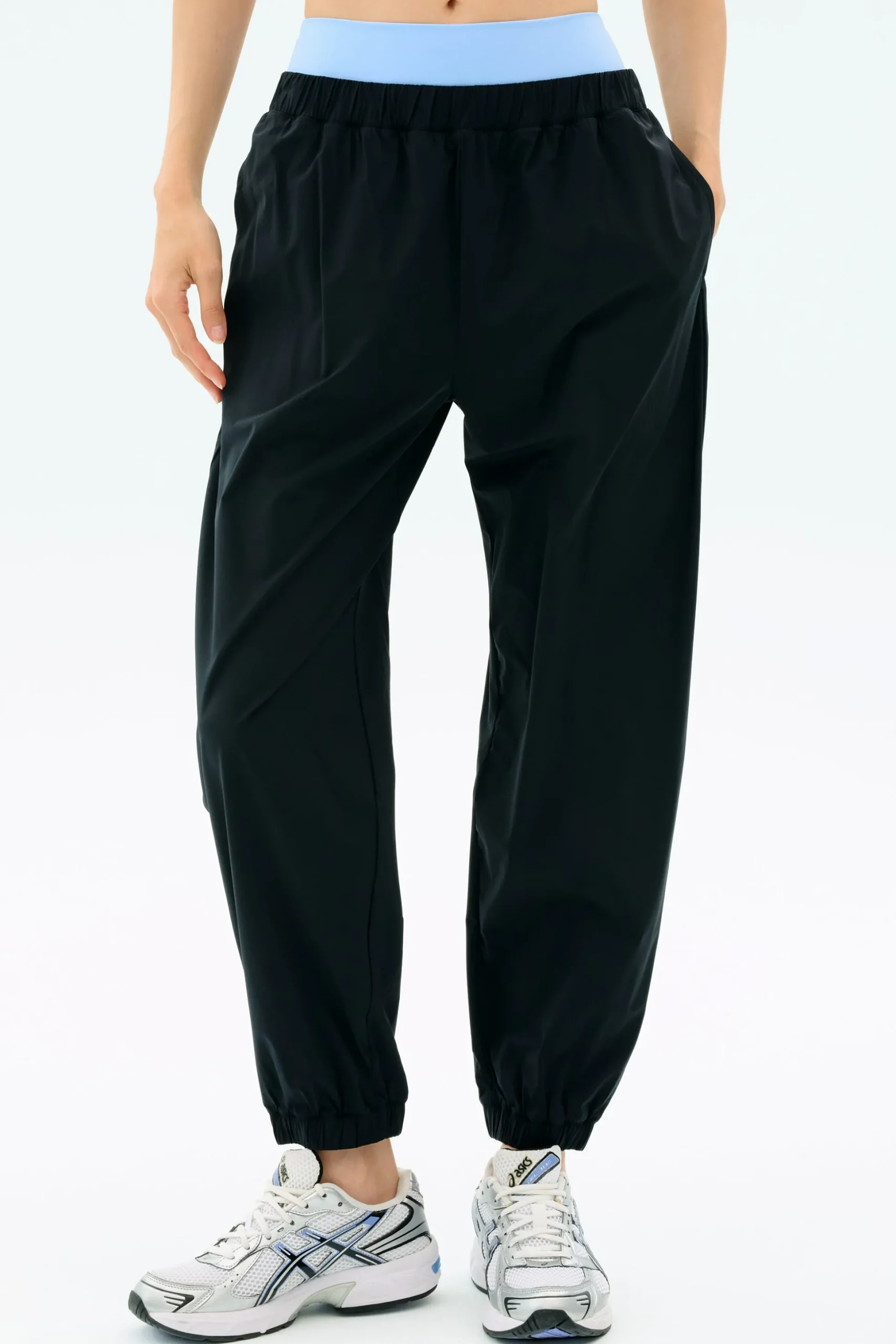Megan Woven Nylon Jogger